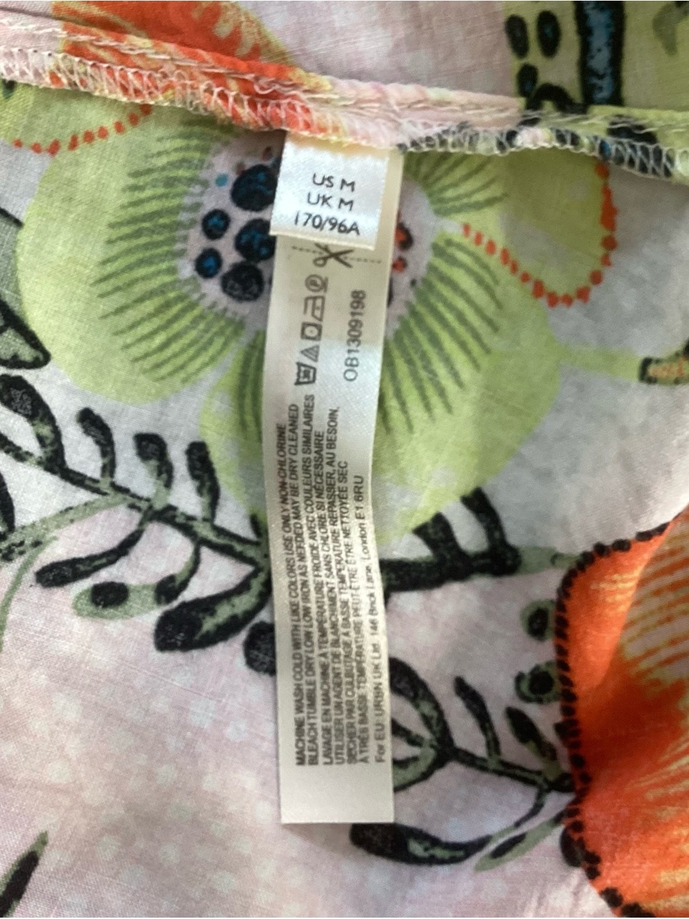 Anthropologie Multi-Color Floral Ruffle Hem Slip Dress - Picture 10 of 11